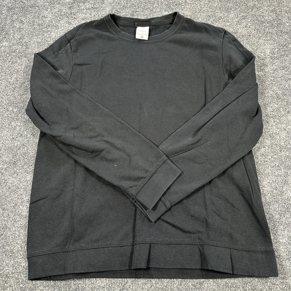 Nike Therma-FIT Shirt Mens Medium Black Fleece Long Sleeve Athletic Training Tee